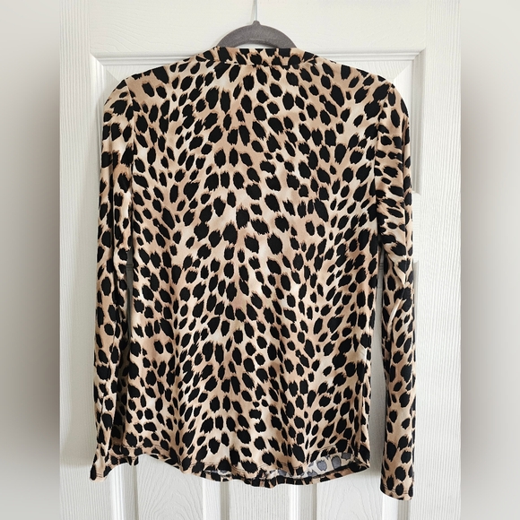 International concepts Leopard Print blouse - Picture 5 of 7